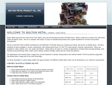 Tablet Screenshot of boltonmetalproducts.com